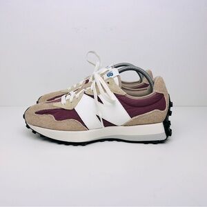 New Balance 327 Driftwood Washed Burgundy Size 10 (MS327CP)